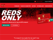 Tablet Screenshot of liverpoolfccard.no